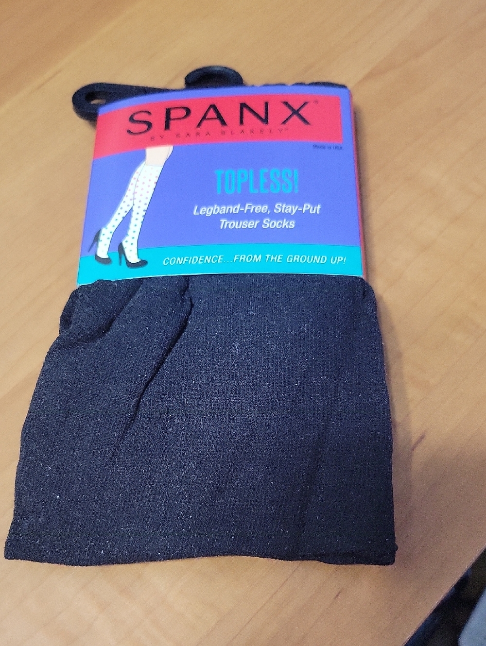 SPANX Topless Stay-Put Trouser Socks - Black